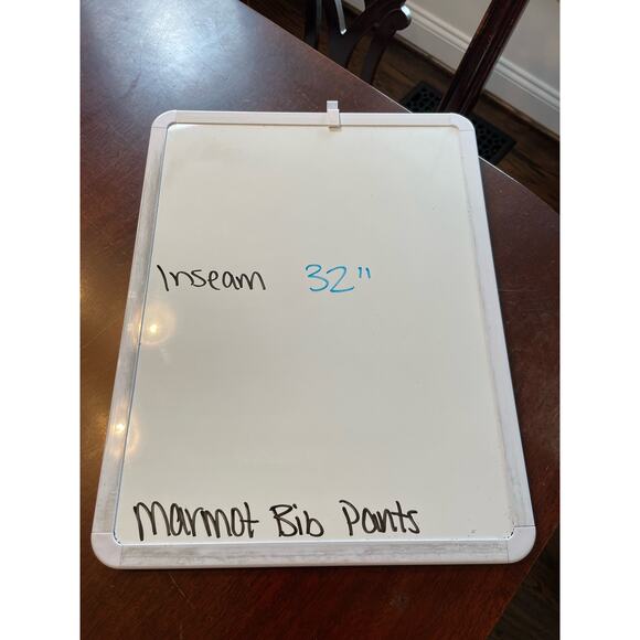 Marmot NWT Rom Gore Tex Infinium Bib Snow Ski Pants Arctic Navy Womens 28 - Picture 12 of 12